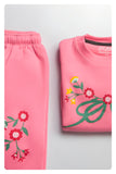 Girls Blossom Puff Fleece Set