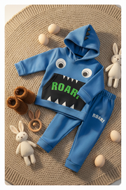 Roar Blue Fleece Set